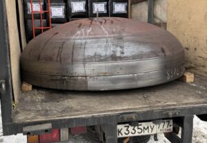 Днище эллиптическое Dв 2000×10 мм, сталь 09Г2С, ГОСТ 6533-78, кат. 15