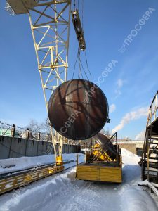 Днище эллиптическое Dв 800×10 мм, сталь 09Г2С, ГОСТ 6533-78, кат. 15, фаска 30°